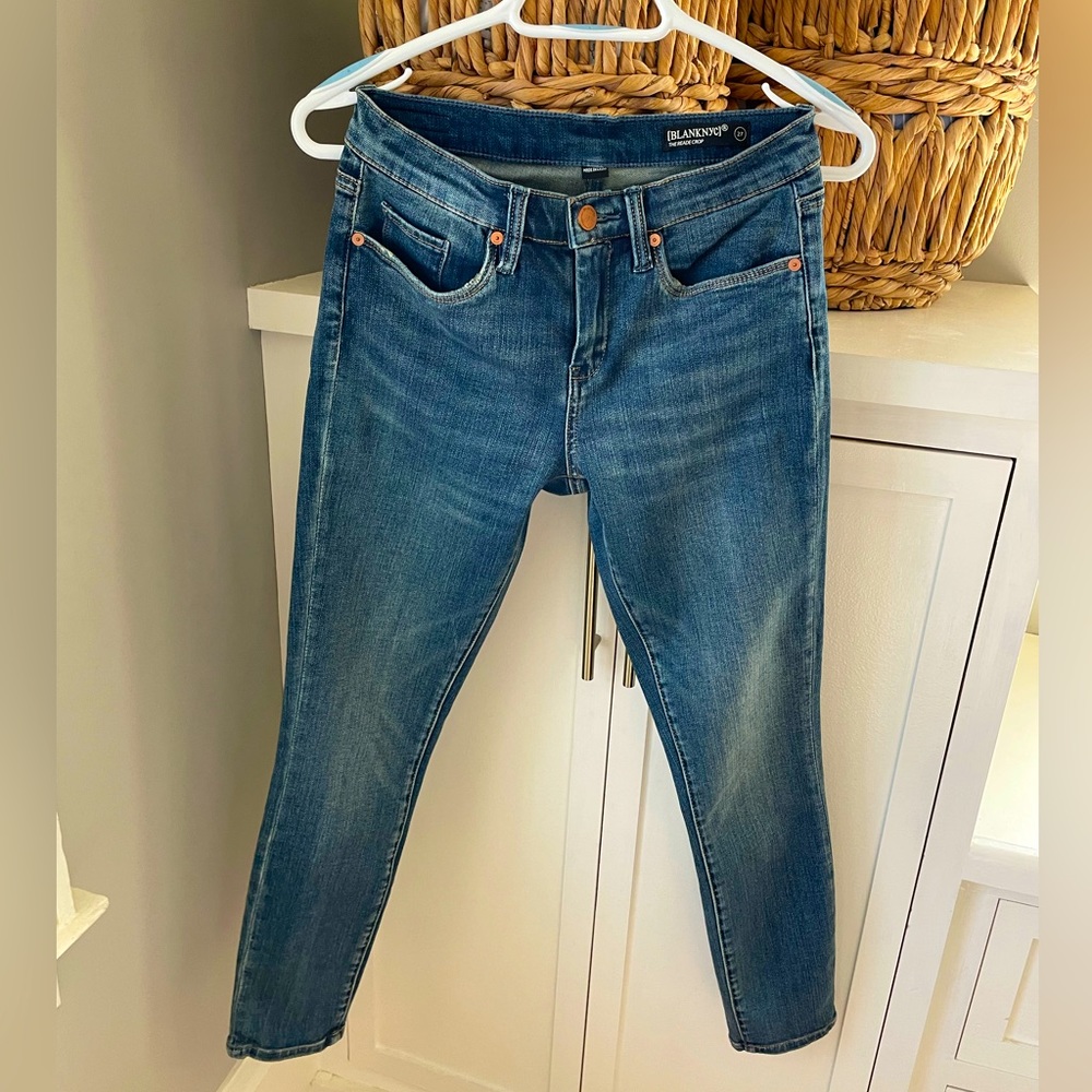 Blank NYC reade crop jeans.